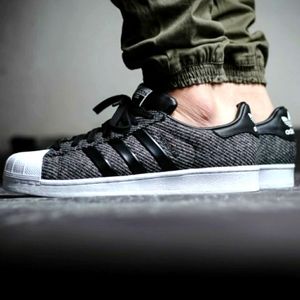 ADIDAS men ORIGINALS SUPERSTAR WINTERIZED sneakers Sz 10